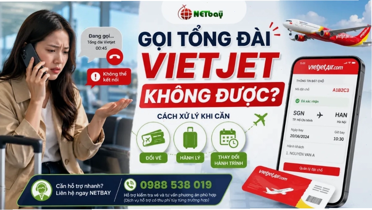 Thử gọi lại vào thời điểm khác để khắc phục sự cố gọi tổng đài Vietjet không được