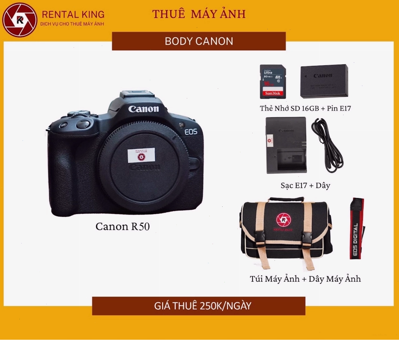 Thủ tục thuê máy ảnh đơn giản, nhanh chóng