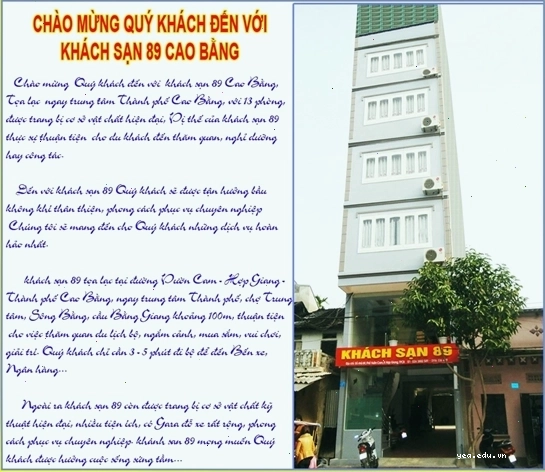 Thực đơn món Á tại nhà hàng Giao Tế Cao Bằng