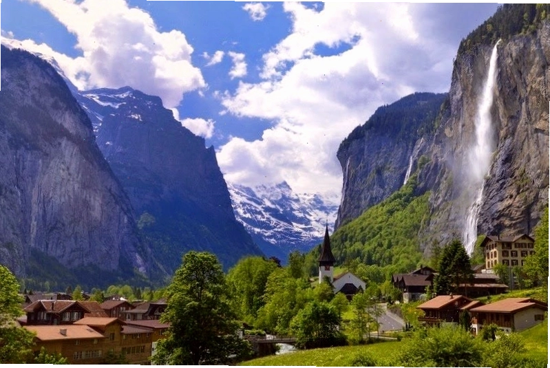 Thung lũng Lauterbrunnen ở Thụy Sỹ