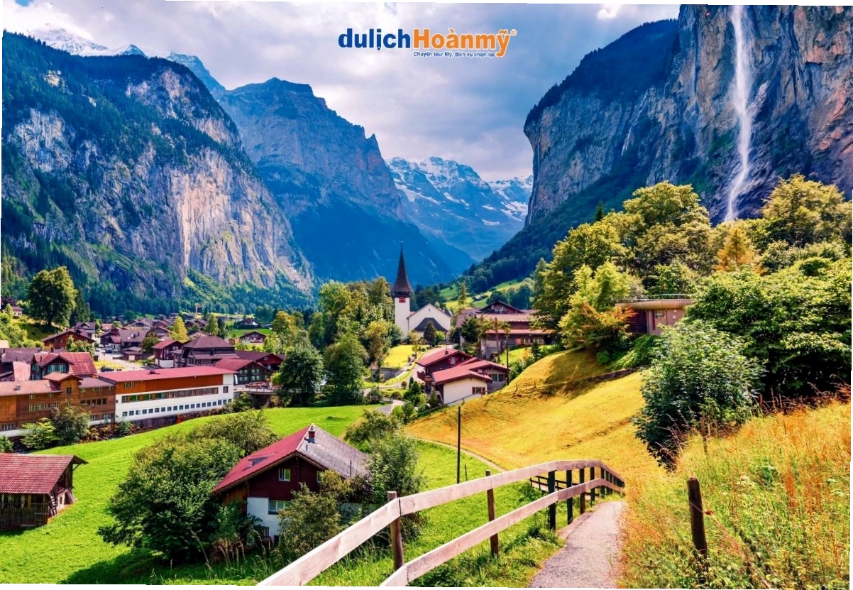 Thung lũng Lauterbrunnen với 72 thác nước hùng vĩ