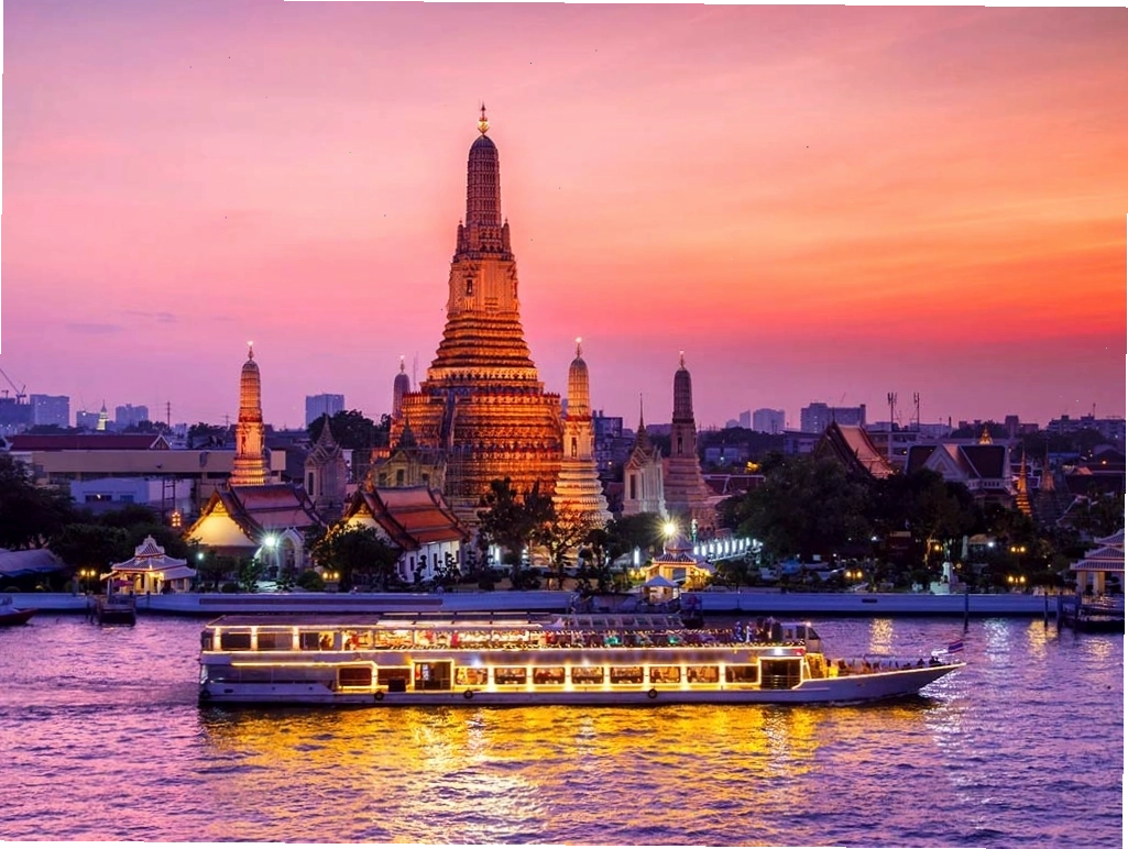 Thưởng ngoạn trên sông Chao Phraya bằng du thuyền sang trọng