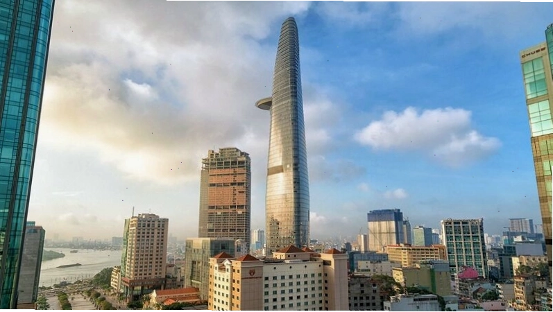 Tòa nhà Bitexco với kiến trúc độc đáo, biểu tượng của sự thịnh vượng tại Sài Gòn