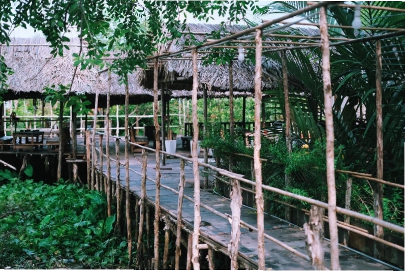 Toàn cảnh 5Ku Farm với không gian xanh mướt