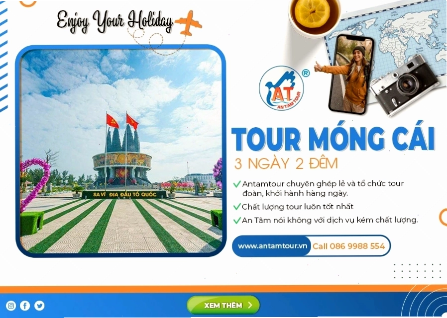 Toàn cảnh bãi biển Trà Cổ hoang sơ với dải cát trắng mịn