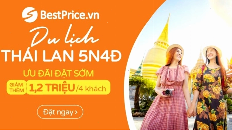 Toàn cảnh Bangkok lung linh về đêm với những tòa nhà cao tầng