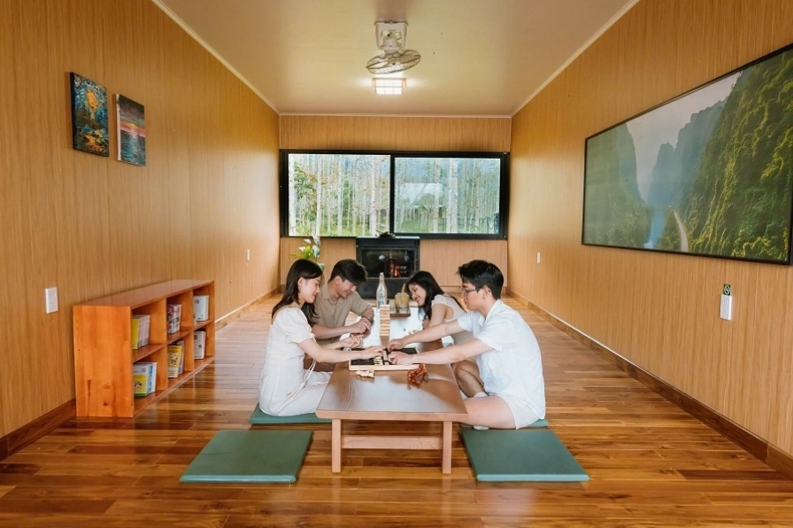 Toàn cảnh Blue Diamond Retreat Quảng Bình nhìn từ trên cao