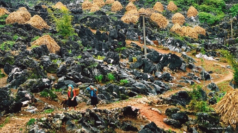 Toàn cảnh cao nguyên đá Đồng Văn hùng vĩ nhìn từ trên cao