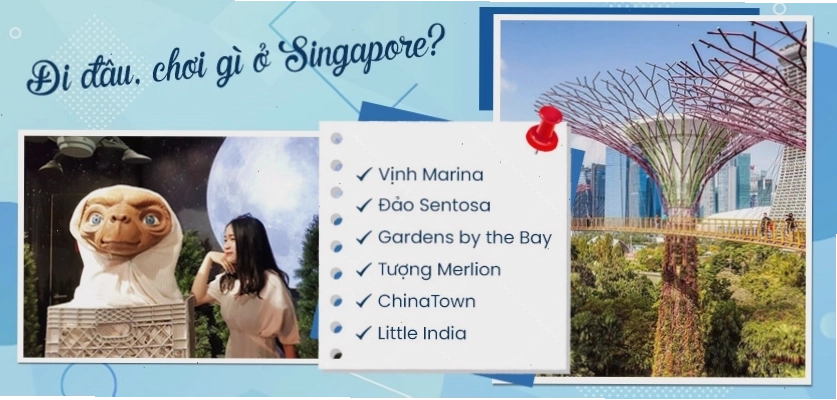 Toàn cảnh Đảo Sentosa với các khu vui chơi và bãi biển