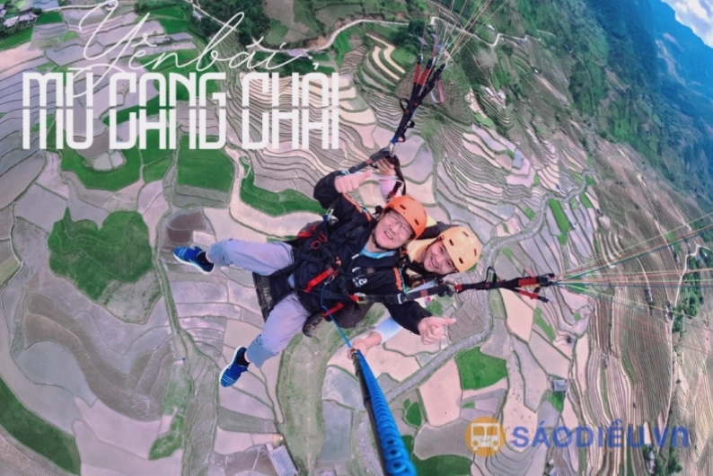 Toàn cảnh đèo Khau Phạ hùng vĩ nhìn từ trên cao
