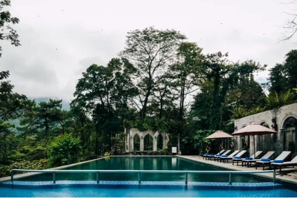 Toàn cảnh Melia Ba Vì Mountain Retreat nhìn từ trên cao