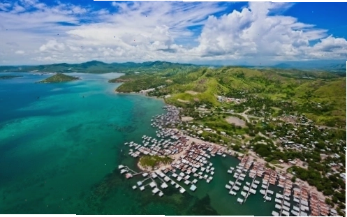 Toàn cảnh một góc Papua New Guinea nhìn từ trên cao