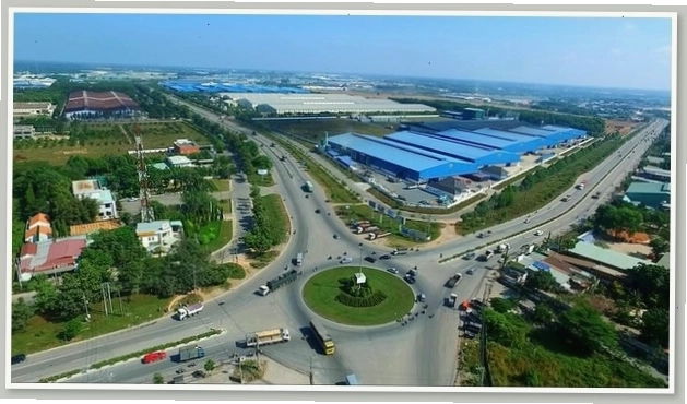 Toàn cảnh phường Hội Nghĩa Tân Uyên Bình Dương ngày càng sôi động và phát triển