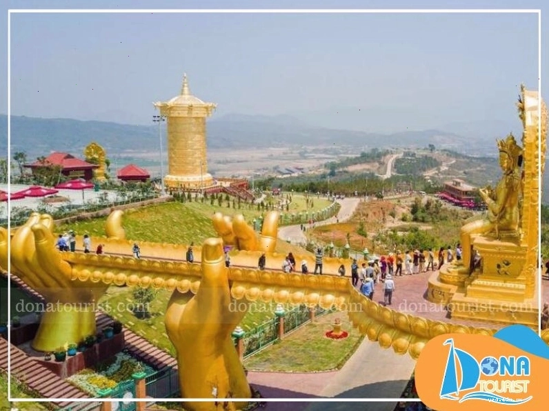 Toàn cảnh Samten Hills Đà Lạt nhìn từ trên cao