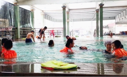 Toàn cảnh suối khoáng nóng Quang Hanh Cẩm Phả