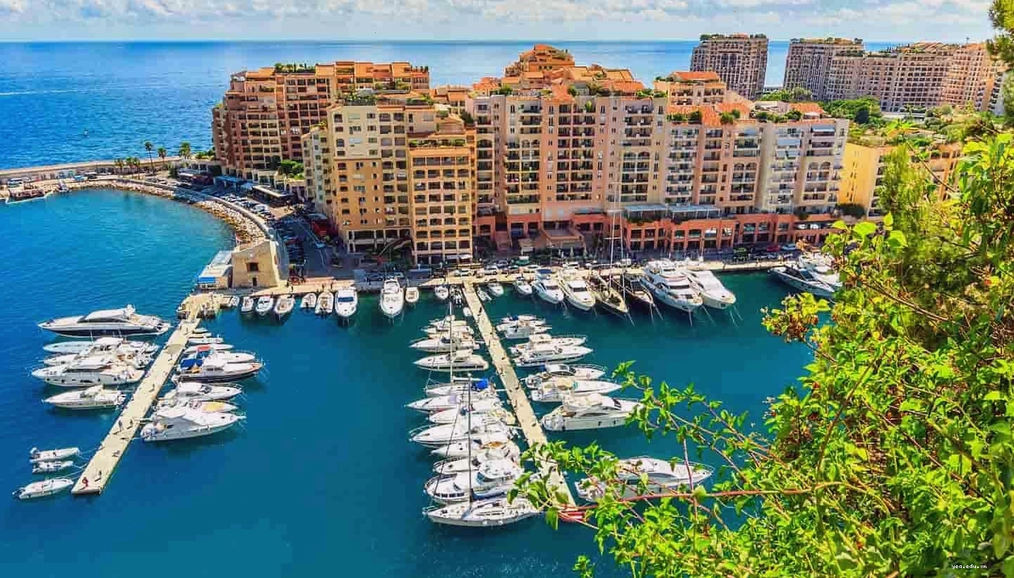 Toàn cảnh thành phố Monaco xinh đẹp