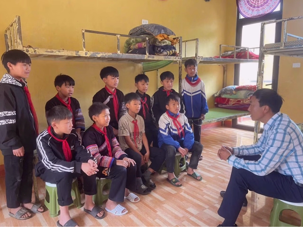 Toàn cảnh Trường PTDT Bán trú TH&THCS Dế Xu Phình
