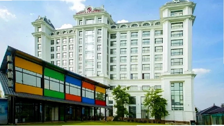 Toàn cảnh Westlake Hotel & Resort Vĩnh Phúc nhìn từ trên cao