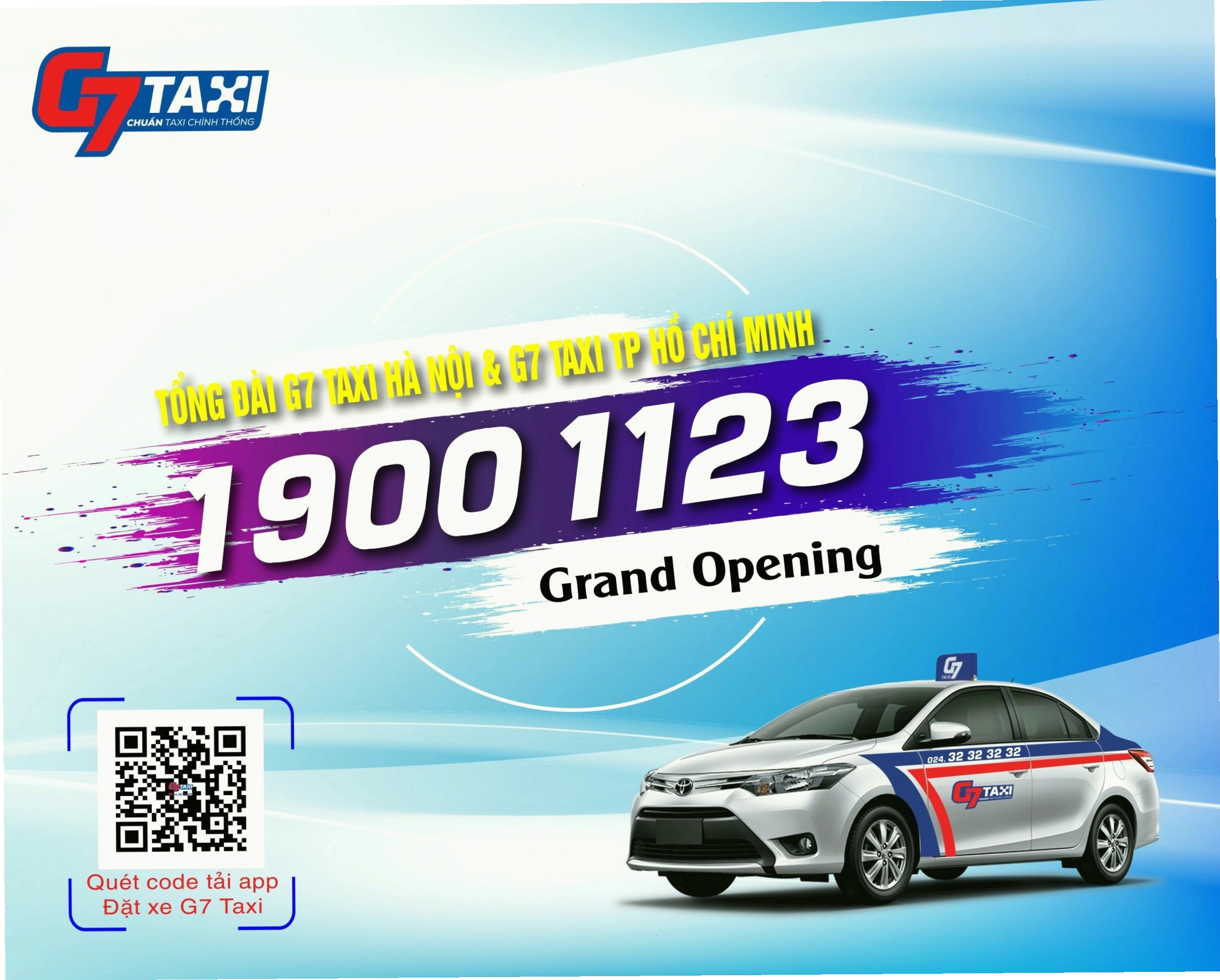Tổng đài G7 Hà Nội và TP. Hồ Chí Minh với số 1900 1123