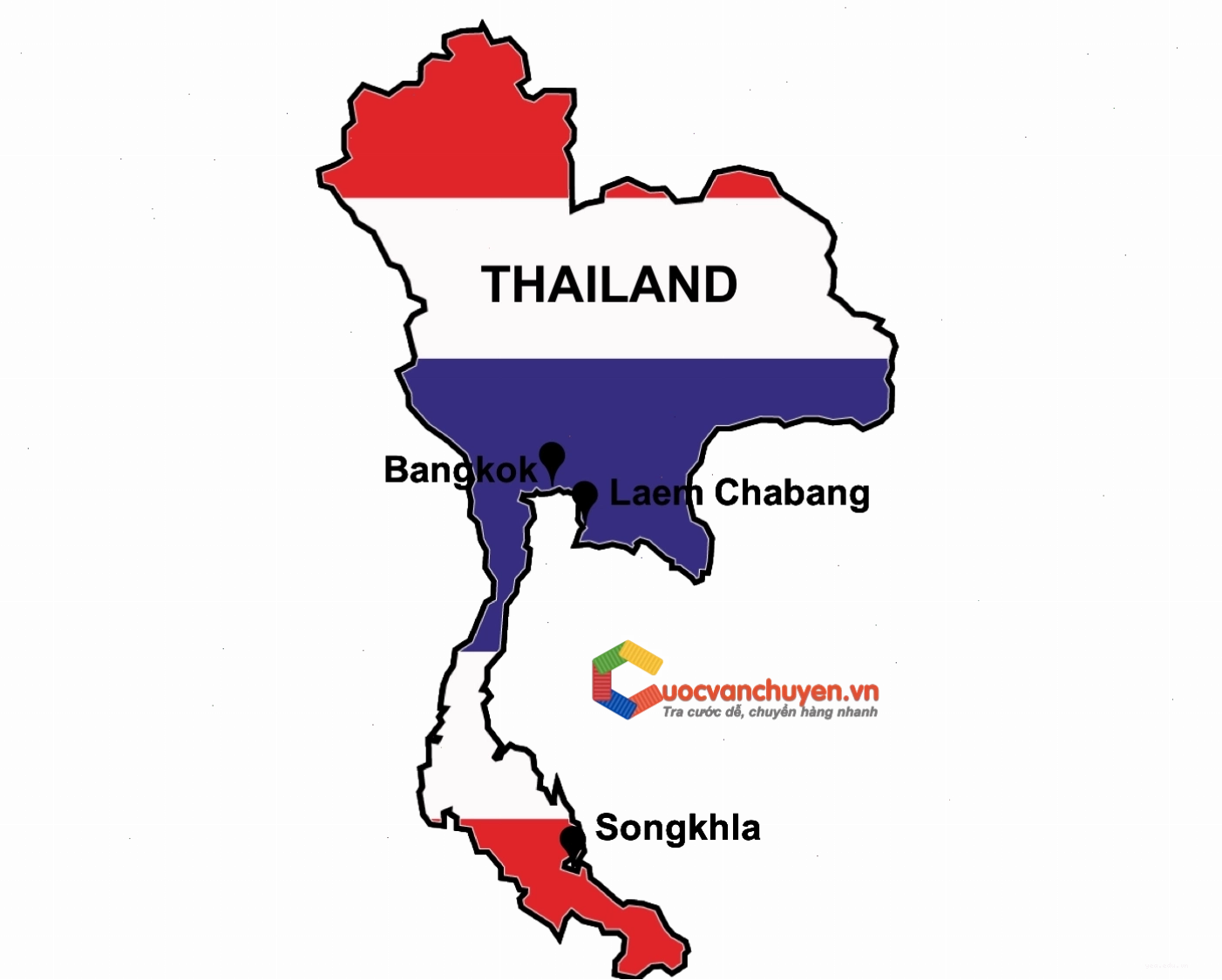 Tổng quan các cảng biển Thái Lan nhìn từ trên cao