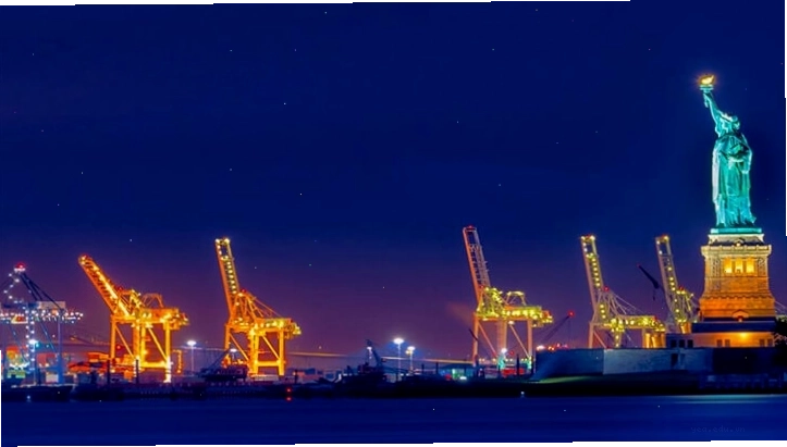 Tổng quan Cảng Long Beach (LGB) nhìn từ trên cao