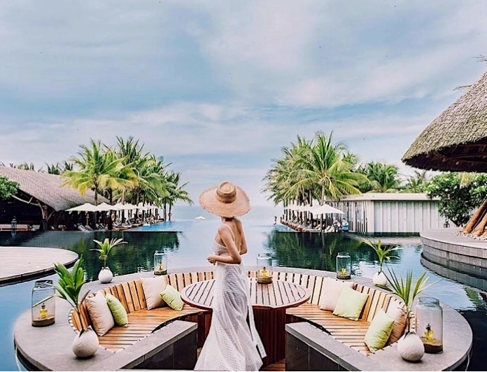 Tổng quan khu nghỉ dưỡng Naman Retreat Đà Nẵng nhìn từ trên cao