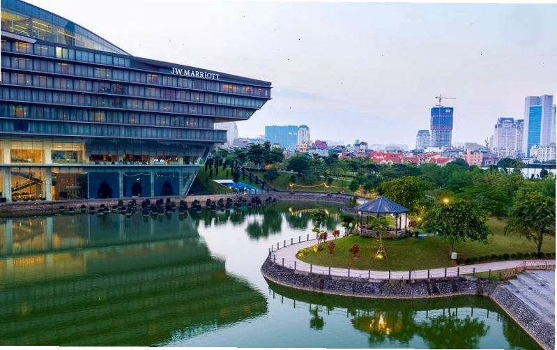 Tổng quan kiến trúc độc đáo của JW Marriott Hotel Hanoi tại số 8 Đỗ Đức Dục