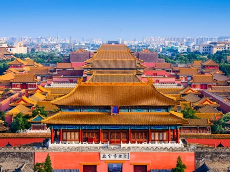 Tổng quan kiến trúc Tử Cấm Thành nhìn từ trên cao