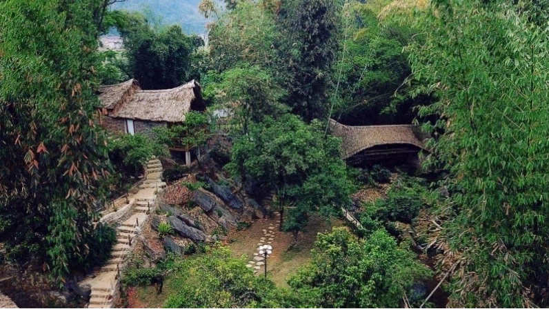 Tổng quan Mộc Châu Retreat với cảnh quan thiên nhiên xanh mát