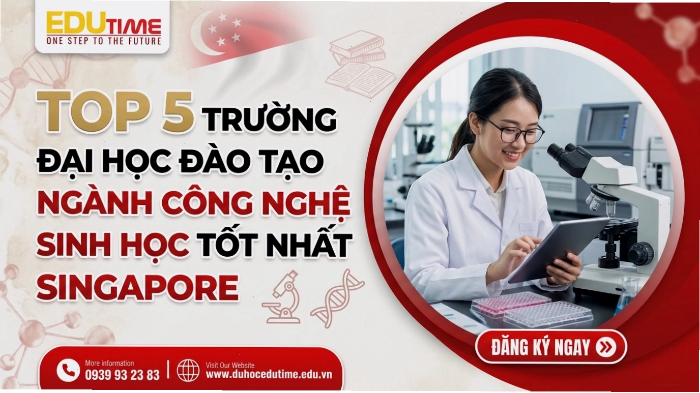 Top trường Đại học đào tạo Công nghệ Sinh học