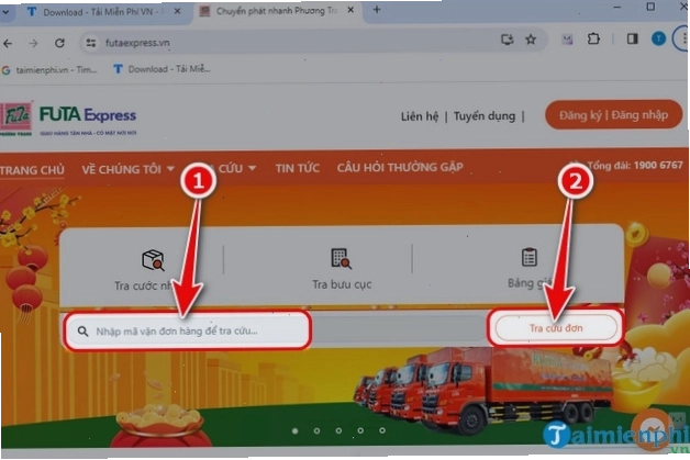Tra cứu đơn hàng Phương Trang qua ứng dụng di động
