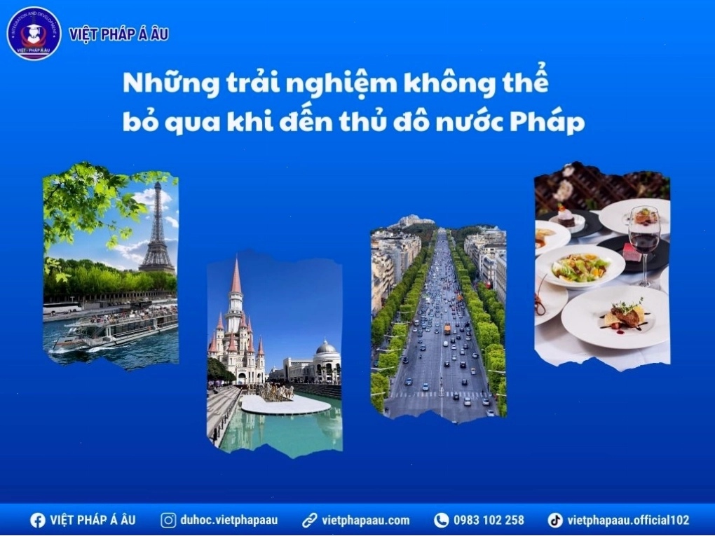 Trải nghiệm ẩm thực tại Paris