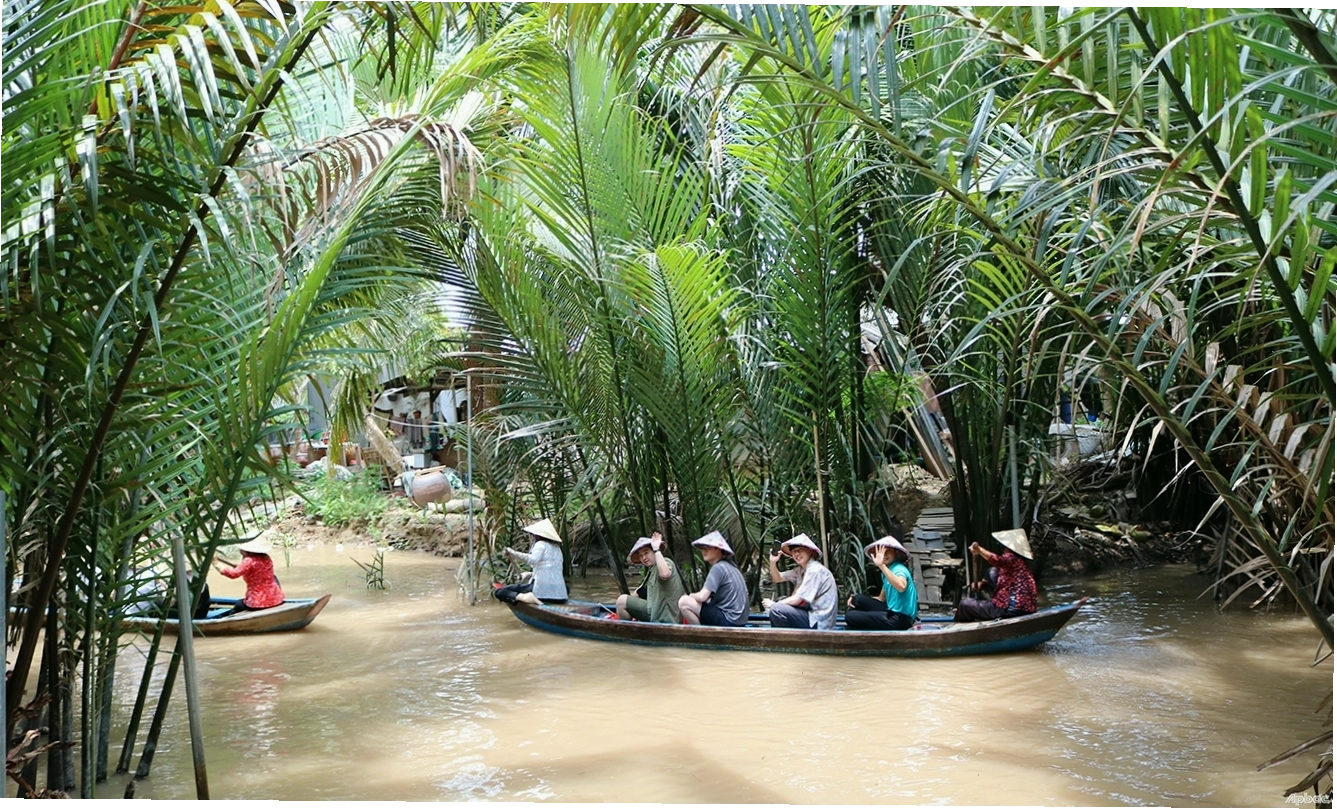 Trải nghiệm đi xuồng ba lá và ẩm thực dân dã tại Cù lao Thới Sơn