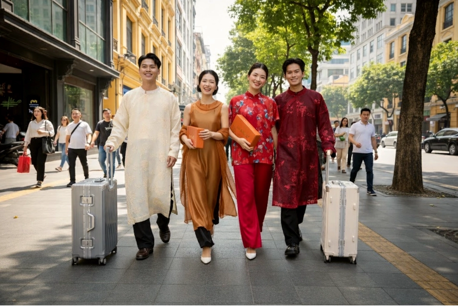 Trải nghiệm mua sắm vali Bamozo tại cửa hàng chính hãng