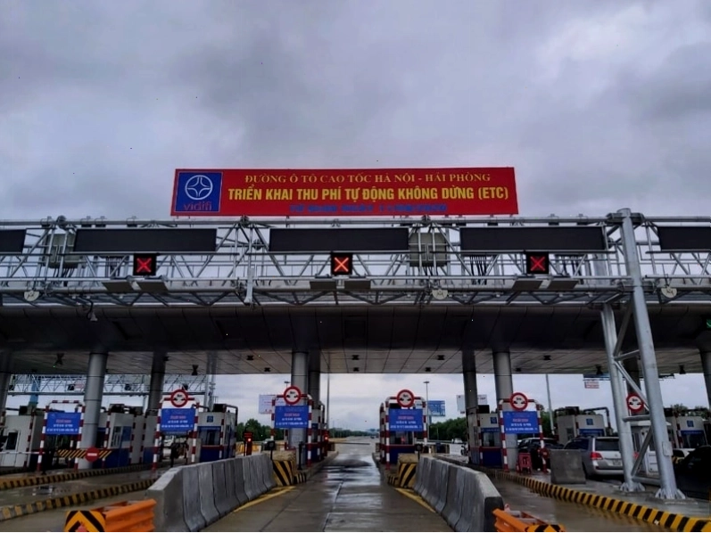 Trạm thu phí không dừng cao tốc Hà Nội - Hải Phòng