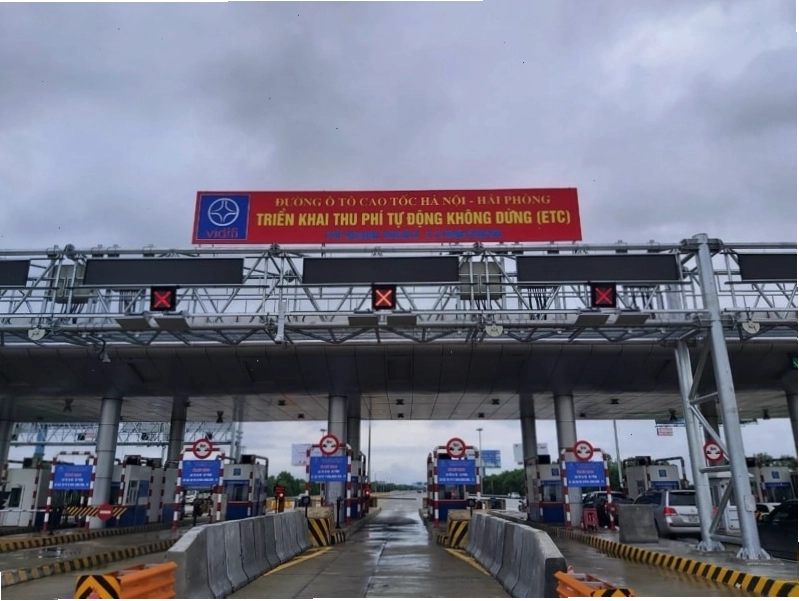 Trạm thu phí không dừng cao tốc Hà Nội - Hải Phòng
