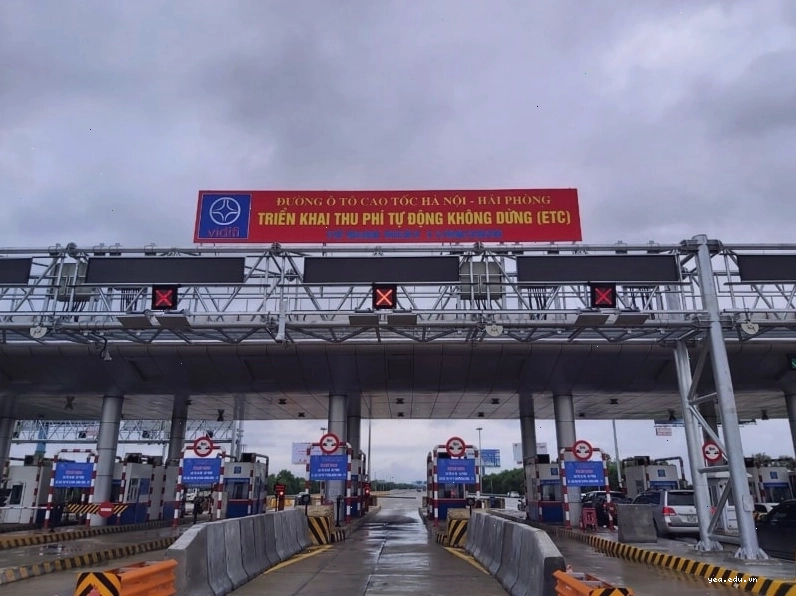 Trạm thu phí không dừng ETC trên cao tốc