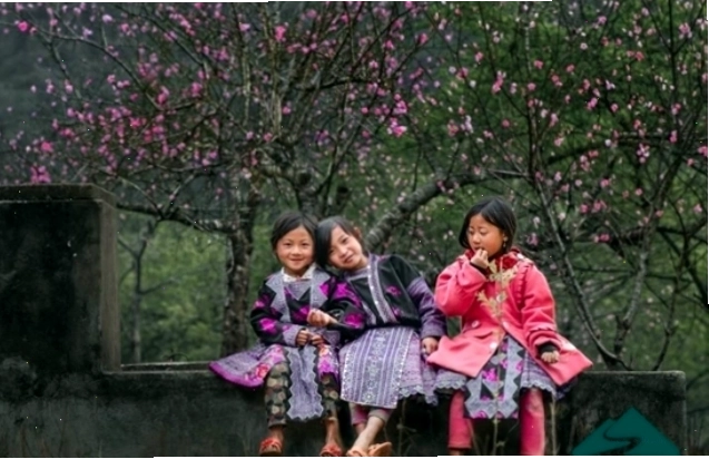 Trẻ em vùng cao Hà Giang vui đùa