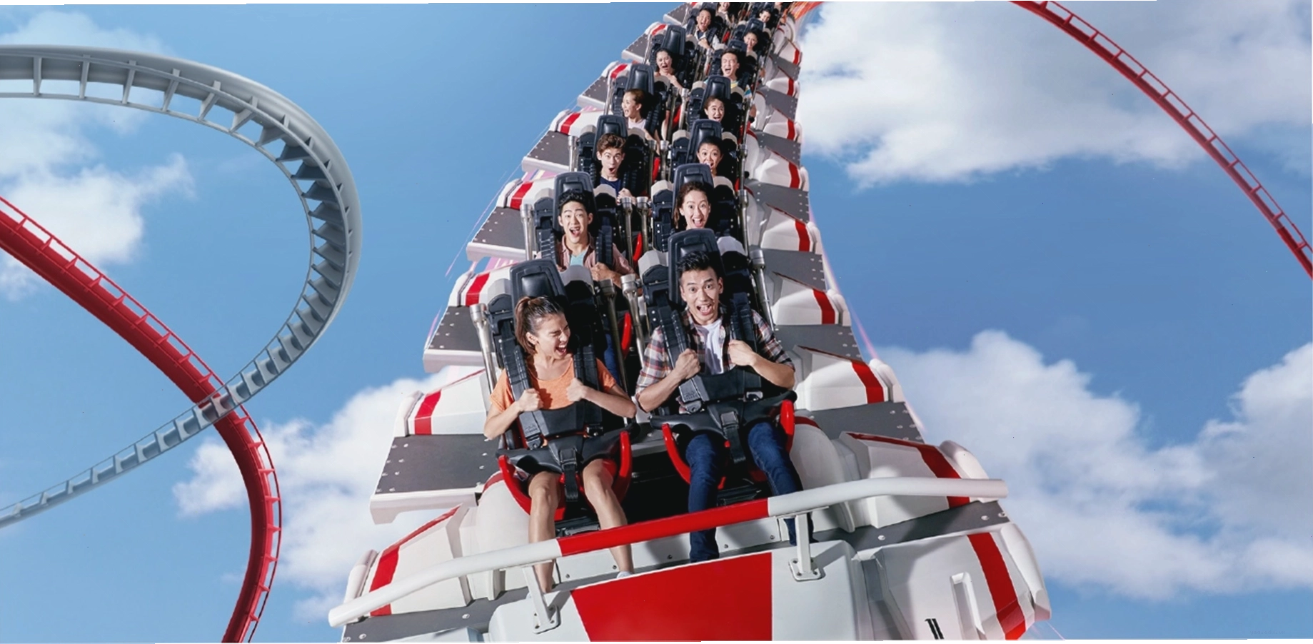 Trò chơi tàu lượn siêu tốc tại Universal Studios Singapore