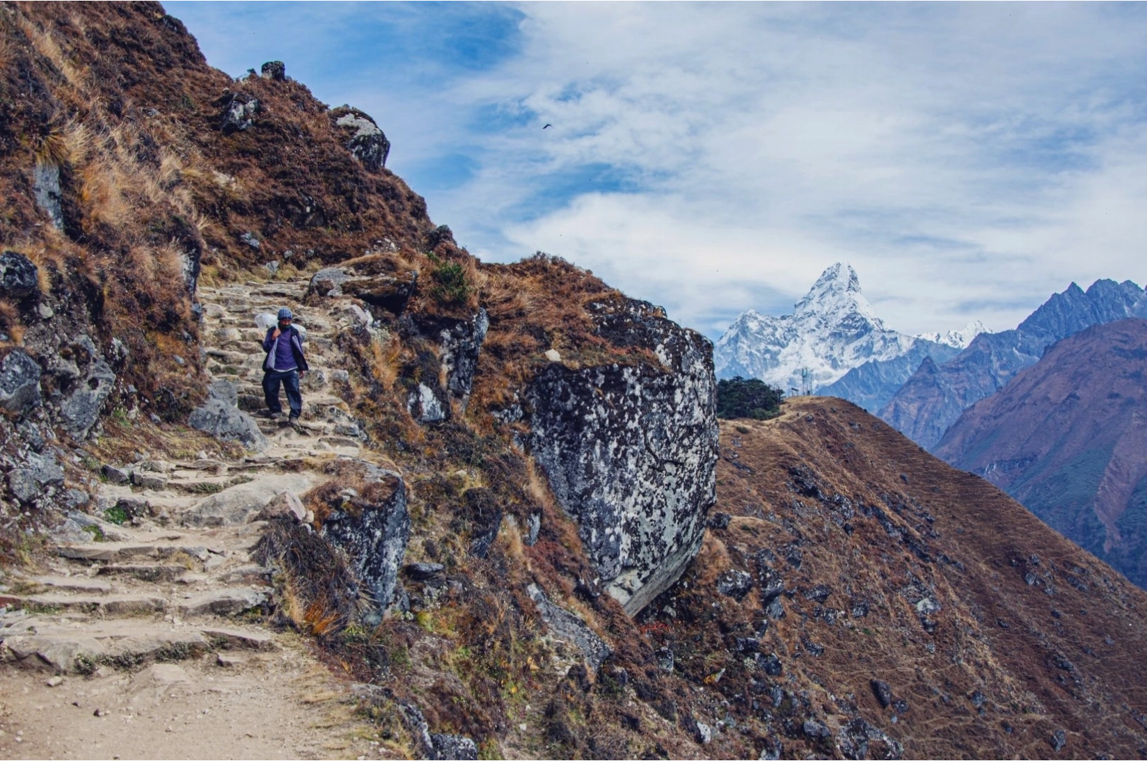 Tu viện Tengboche trên dãy Himalaya
