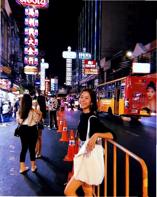 Tượng Phật Nằm dát vàng tại Wat Pho