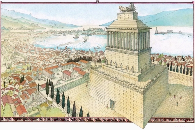Tượng thần Zeus tại Olympia, một trong bảy kỳ quan thế giới cổ đại