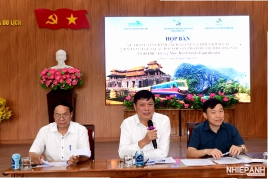 Tuyến đường sắt Cố đô Huế - Phong Nha khai trương
