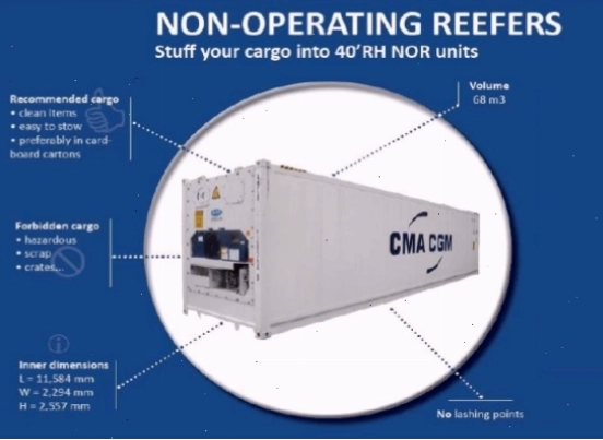 Ưu điểm của container NOR trong vận tải