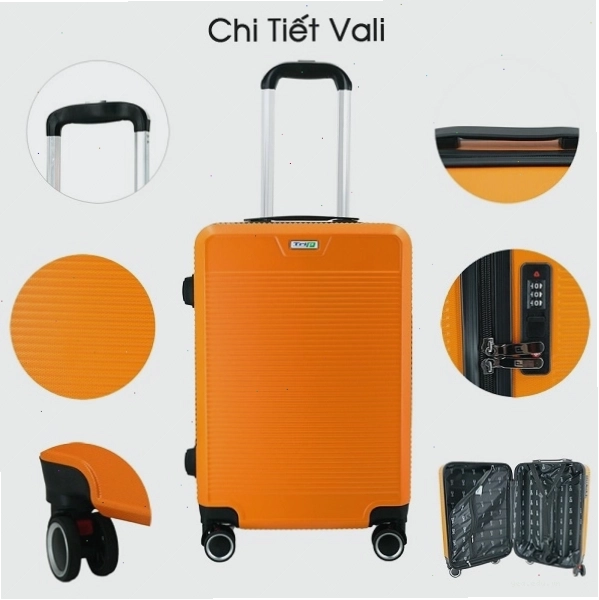 Vali du lịch nhỏ gọn được thiết kế bánh xe quay 360 độ