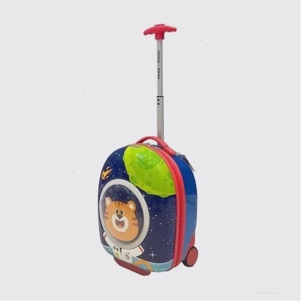 Vali nhựa kéo cho bé trai Heys Travel Tots Owl Mint họa tiết cú mèo