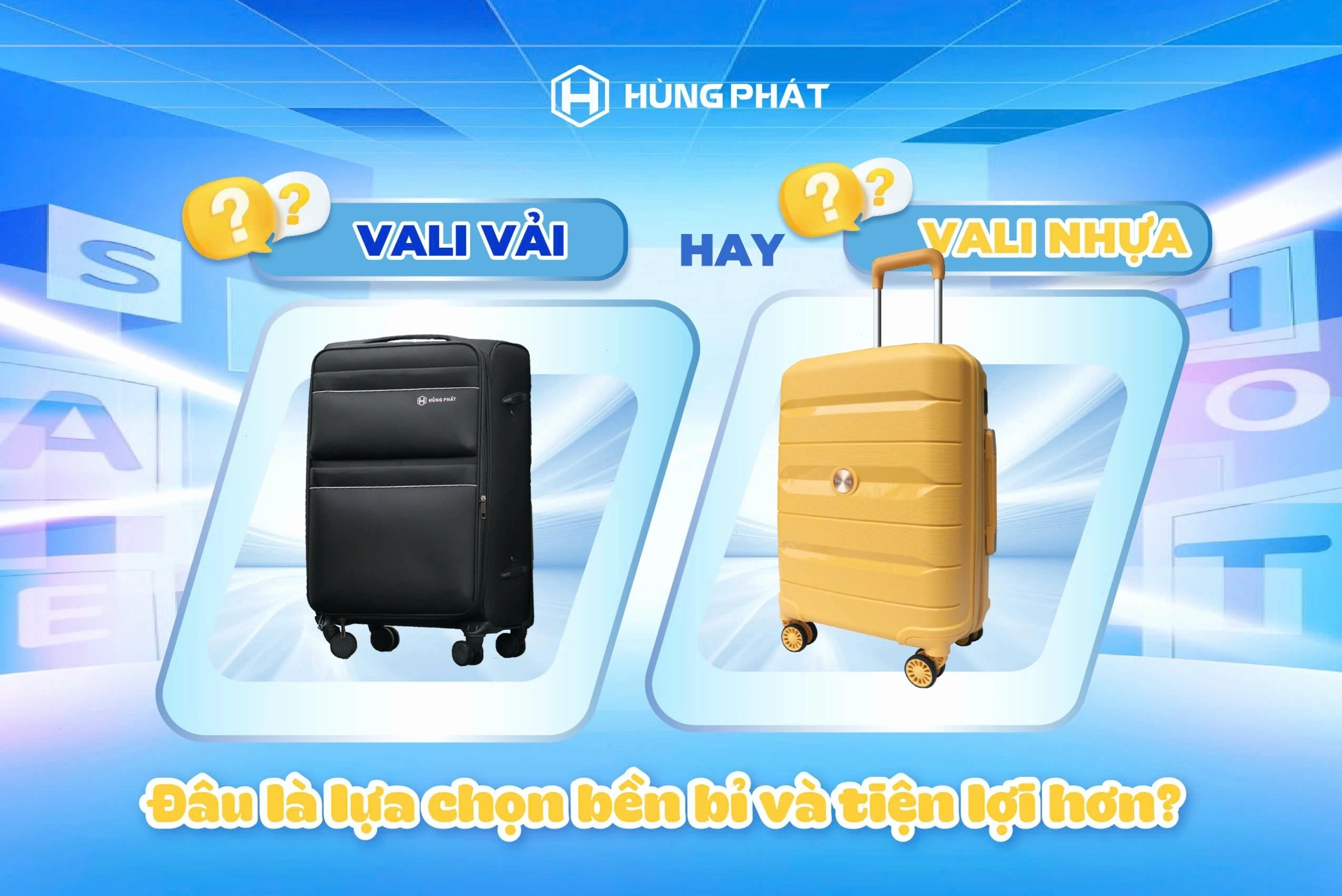 Vali vải màu đen đơn giản, dễ sử dụng
