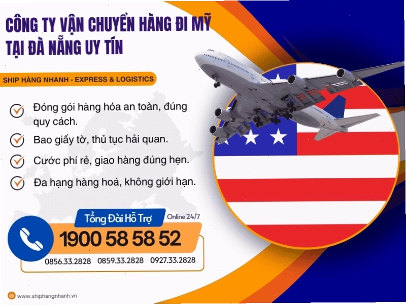 Vận chuyển hàng đi Mỹ tại Đà Nẵng với ATP Export