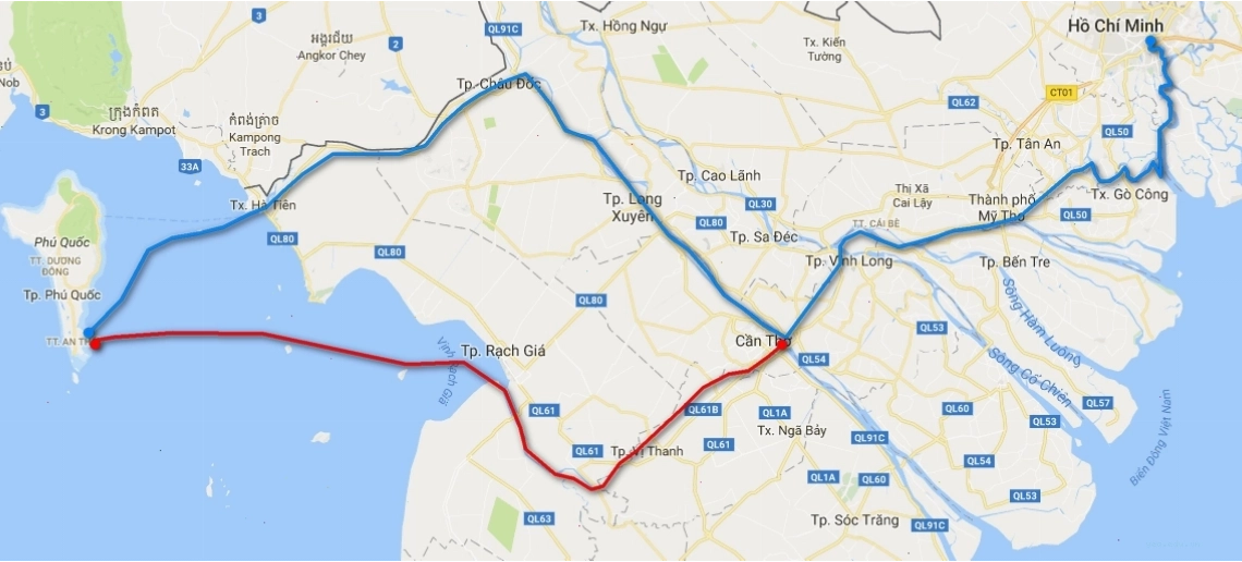 Vận chuyển hàng đi Phú Quốc