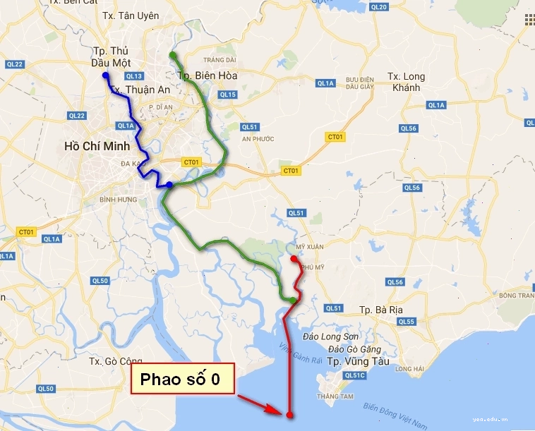 Vận chuyển sà lan từ Vũng Tàu về Hồ Chí Minh